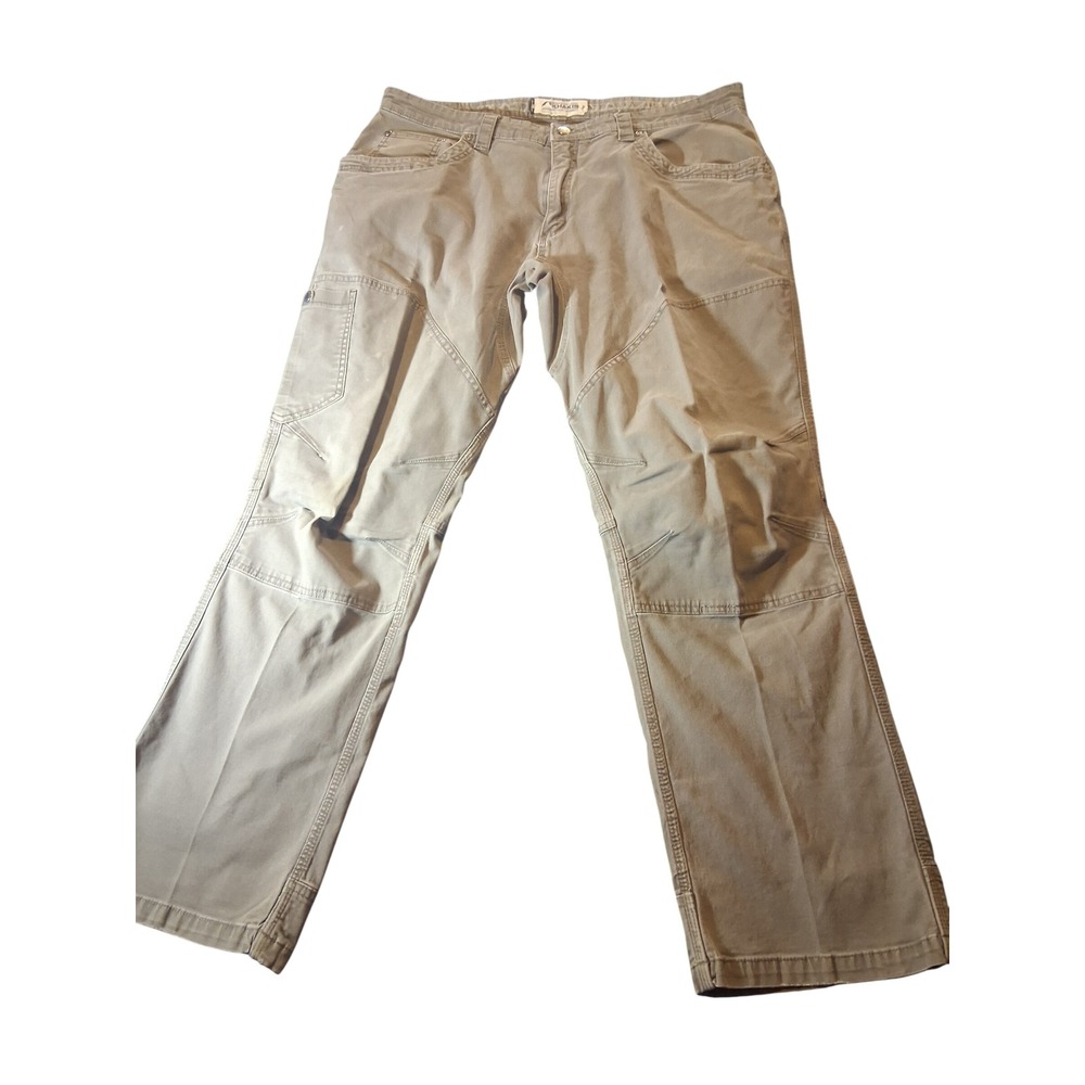 Mountain Khakis Mens 40x32 Canvas Work Utility Pants Sage Green Straight Leg
